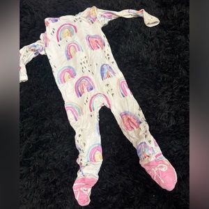 Birdie bean bamboo footies. 3-6 months